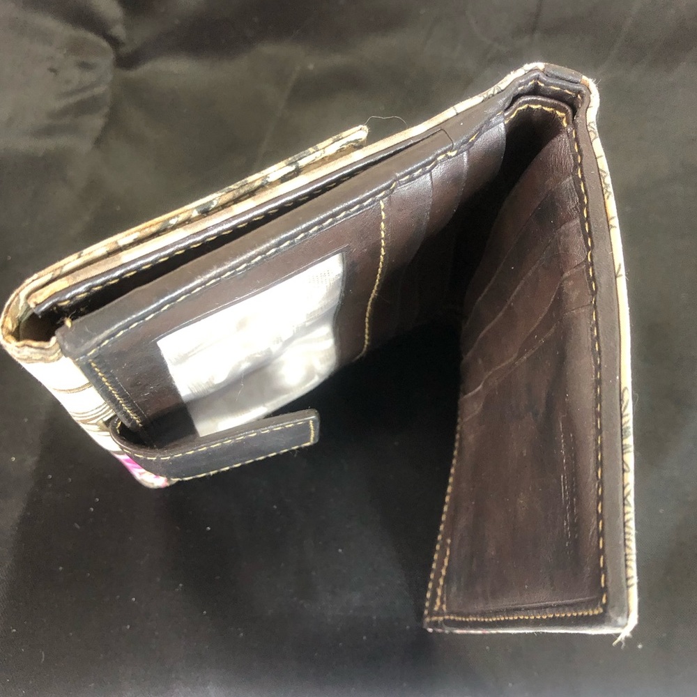 SALVATORE FERRAGAMO Compact Wallet Tiger Leopard Jungle Motif RARE See Match Bag - Picture 10 of 13